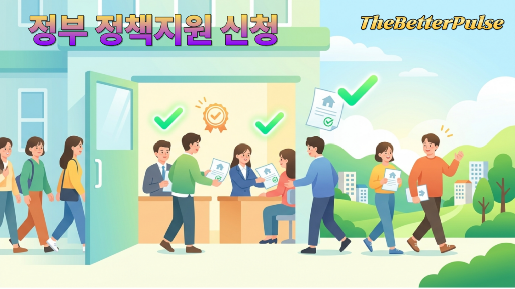 무주택자들 정부정책 지원 신청
