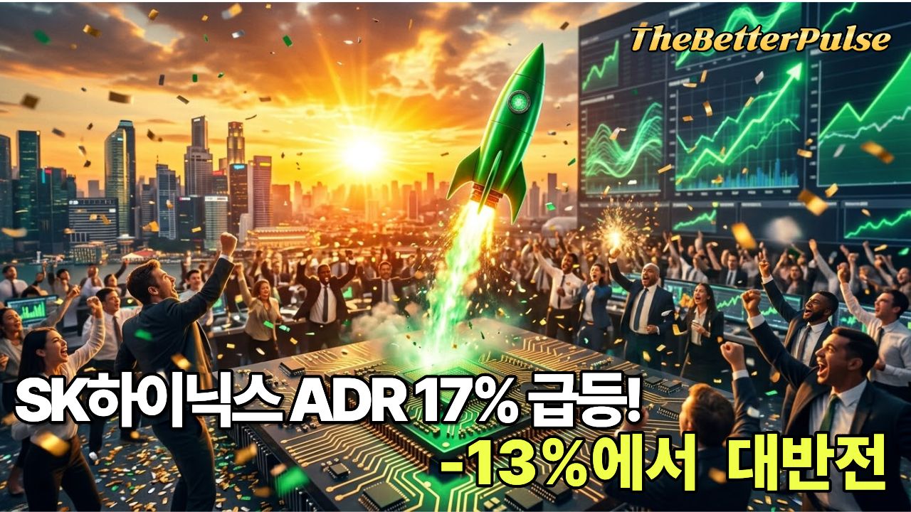 SK하이닉스 ADR 하루 만에 17% 급등 공모가 회복 어제 -13% 하락에서 대반전 반도체 반등 시작인가
