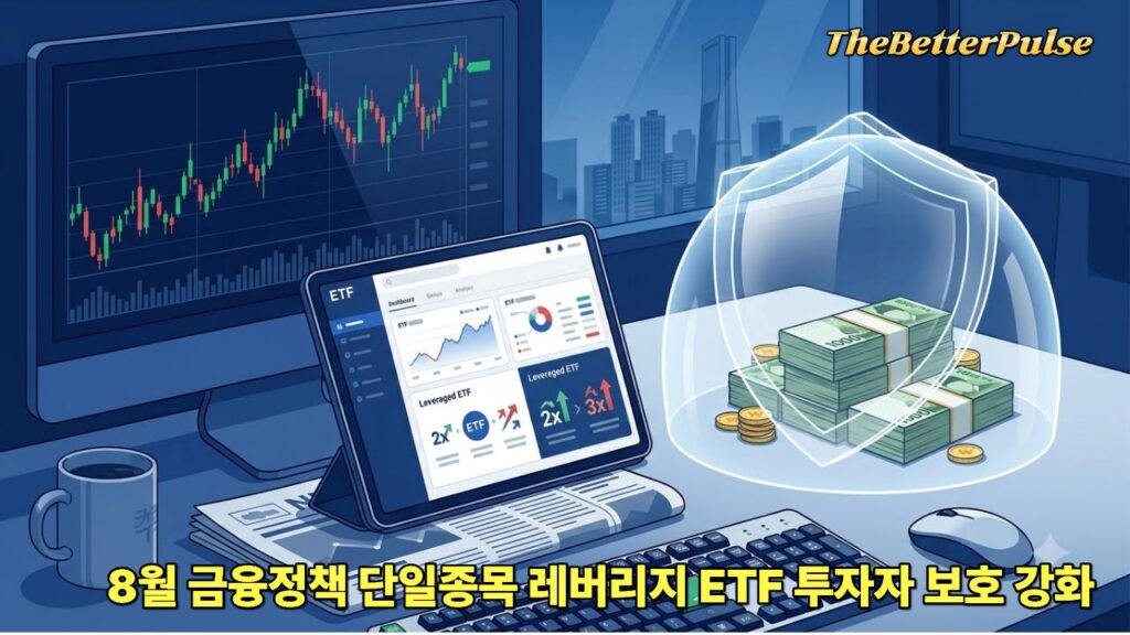 8월 금융정책 단일 종목 레버리지 ETF 투자자 보호 강화