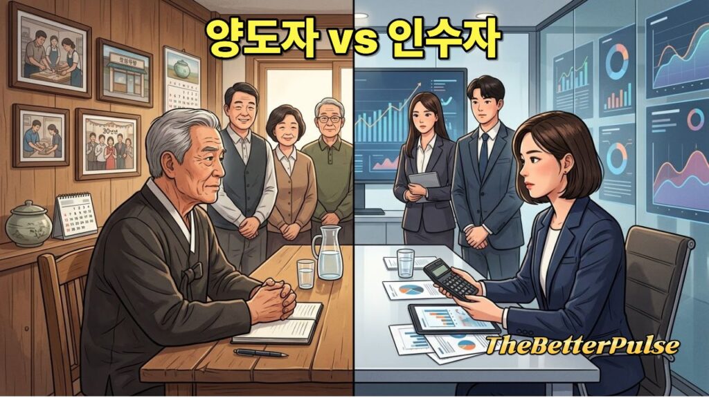 소기업M&A 양도자의 현실 vs 인수자의 목적 비교