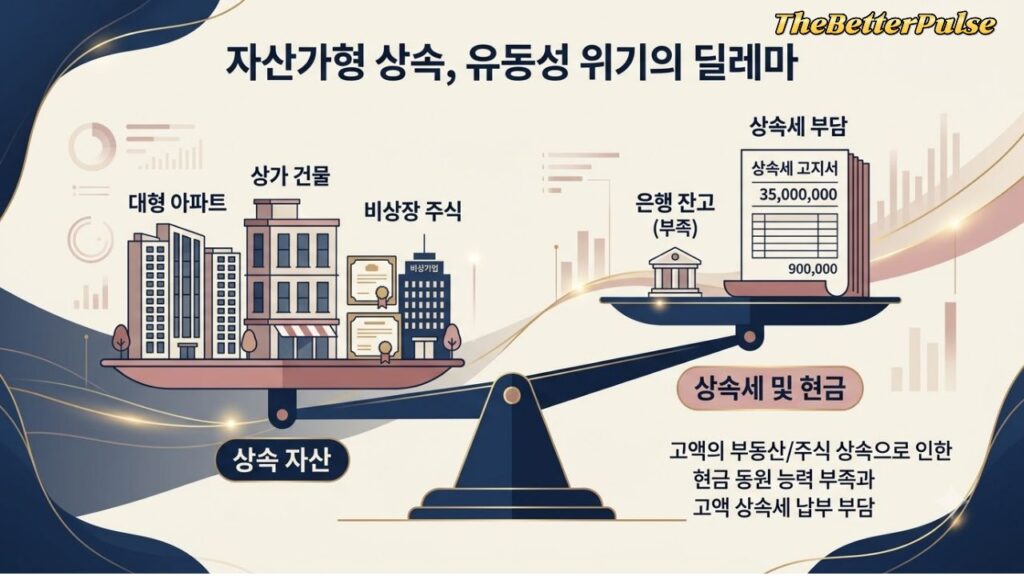 상속세 납부 상속재산은 많은데 현금은 부족 하고