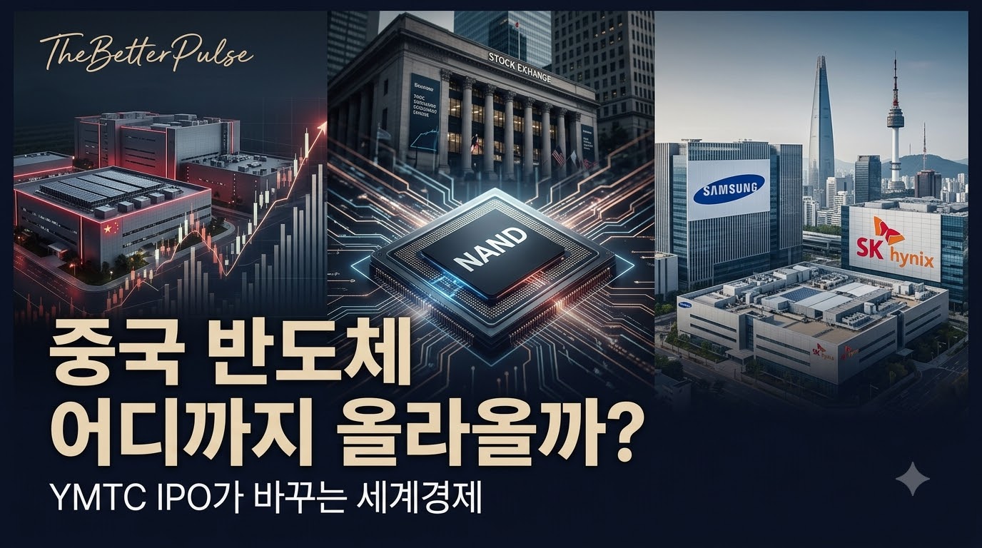 중국 반도체 세계 3위의 충격 — YMTC IPO로 본 세계경제 판도 5가지