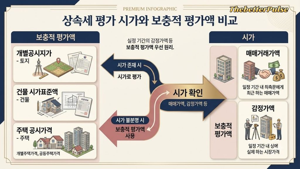 부동산 상속세에서 공시지가가 먼저일까, 시가가 먼저일까?