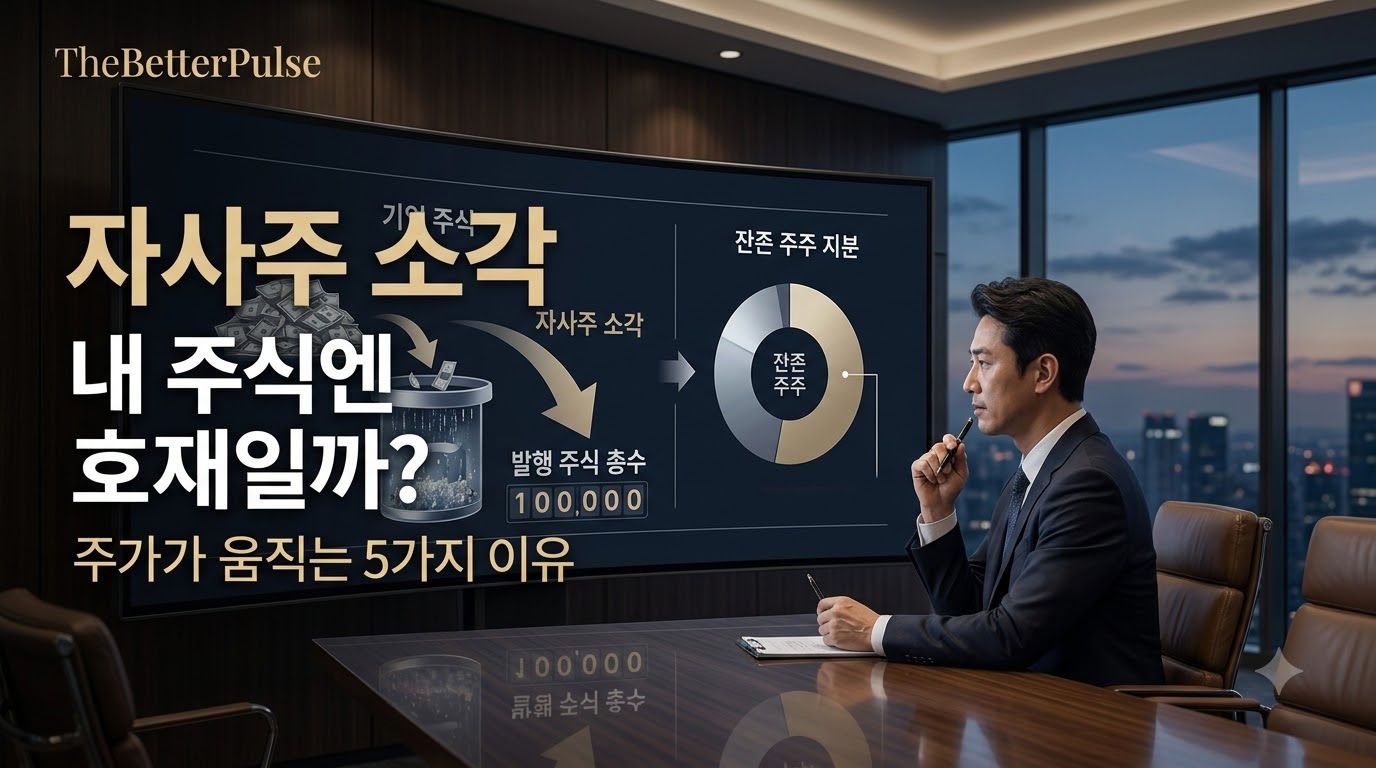자사주 소각하면 주가는 왜 오를까? 투자자가 알아야 할 5가지