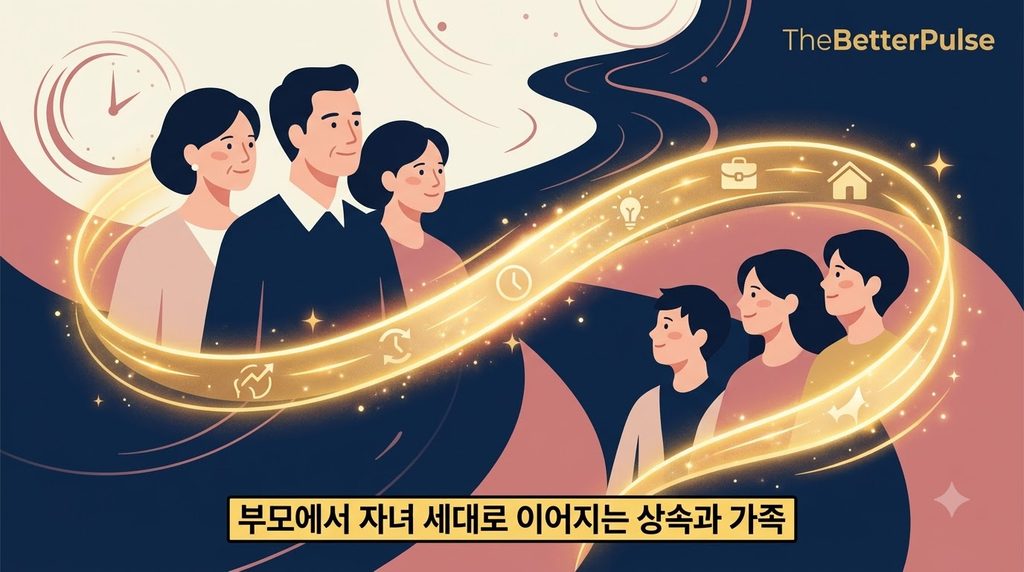 부모 세대에서 자녀 세대로 이어지는 재산과 가족의 시간