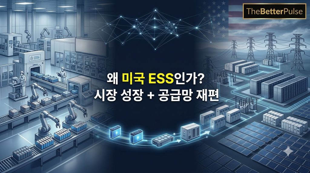 미국 ESS 전력망과 K배터리 ESS의 미래 성장시장
