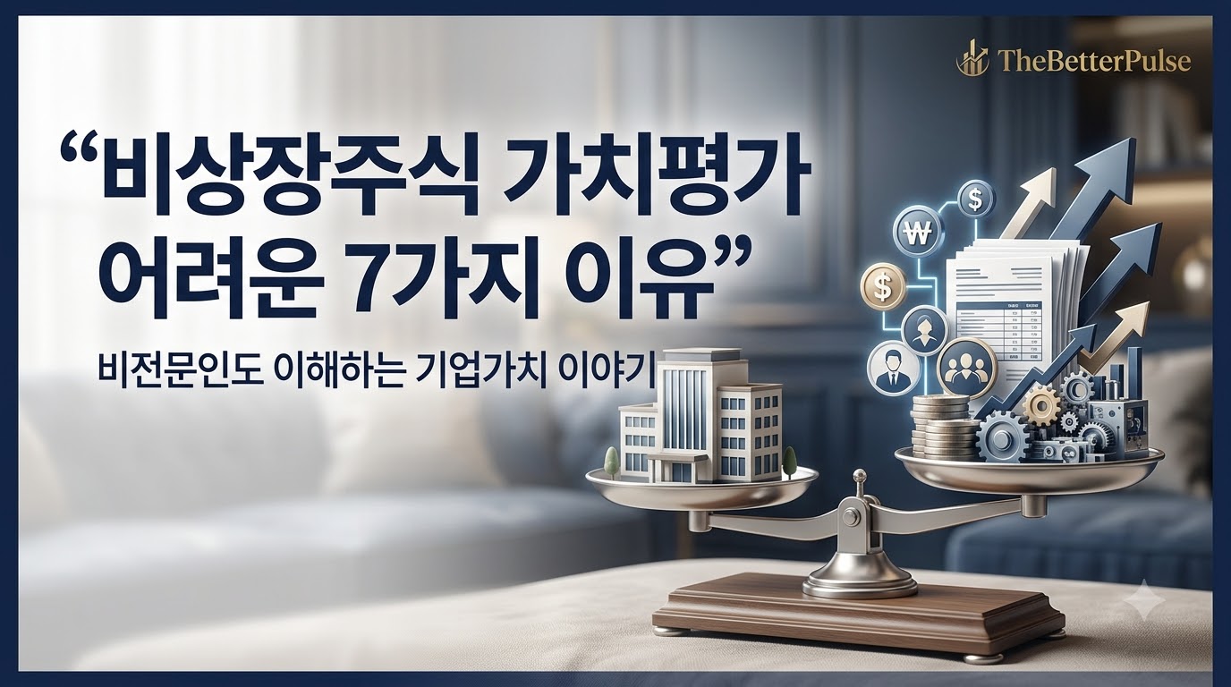 비상장주식 가치평가 1부｜처음이라면 알아야 할 7가지