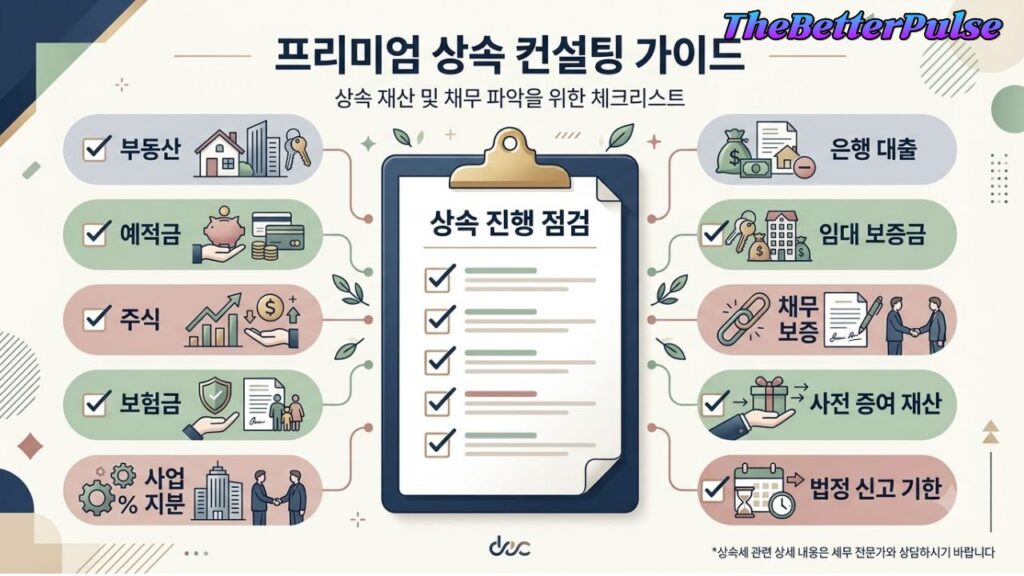 상속재산 및 채무 파악을 위한 체크리스트