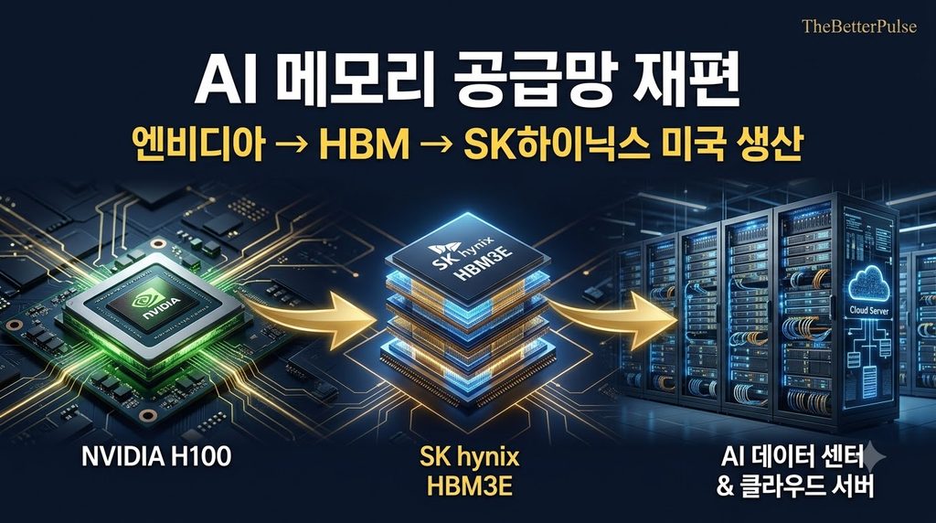 SK하이닉스 미국 생산 — AI 메모리 공급망 재편과 투자 시사점