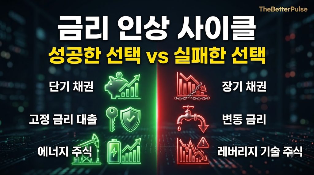 한미 기준금리 인상 3년 전 성공 사례와 실패 사례 비교 도식