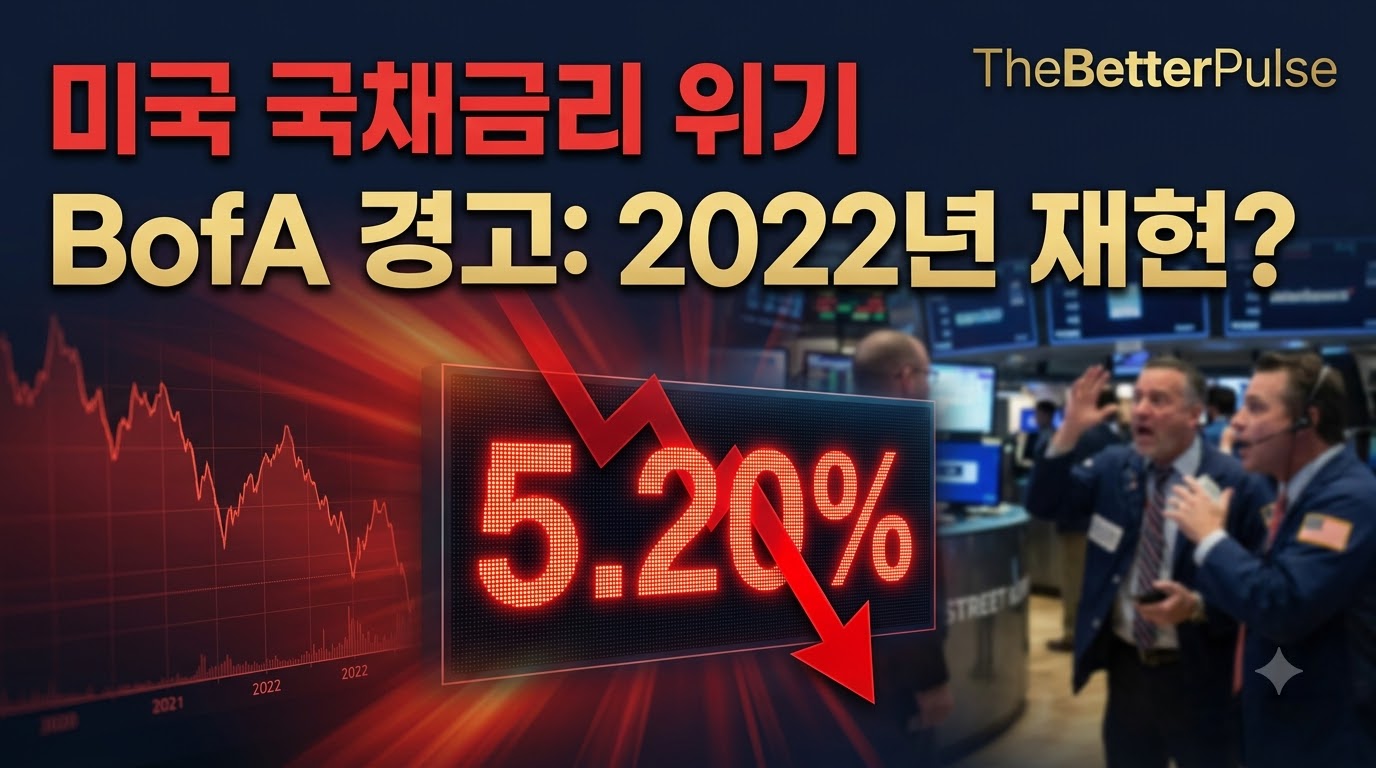 미국 국채금리 위기|5.2% 돌파, 2022년 폭락장과 닮은 3가지 이유