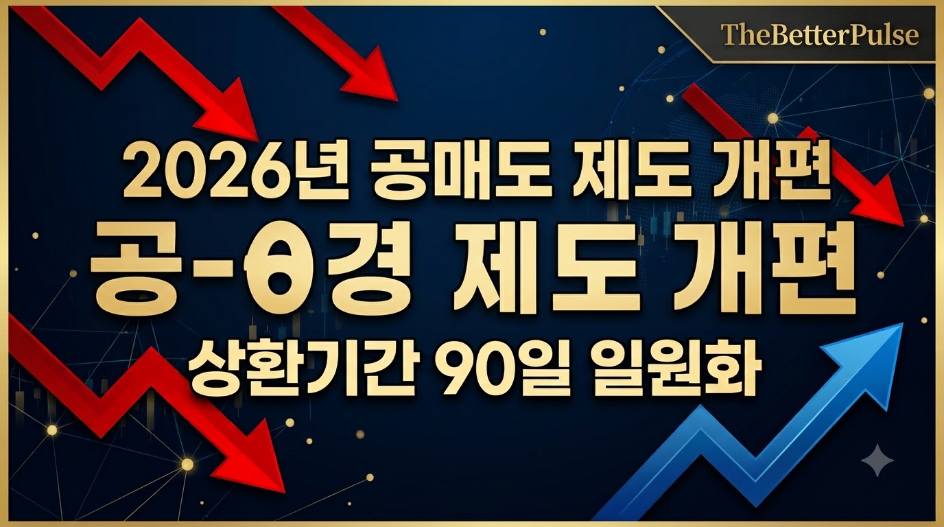 공매도 제도 개편 완전 정리｜상환기간 90일 일원화와 2026년 시장 영향 5가지