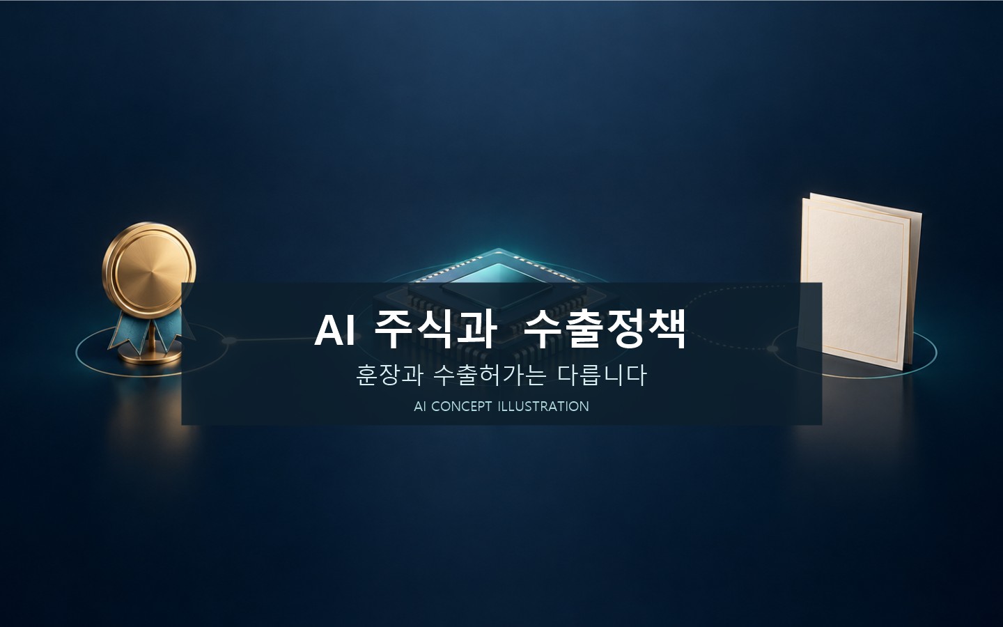 트럼프·젠슨 황과 AI 주식｜훈장과 수출정책의 차이